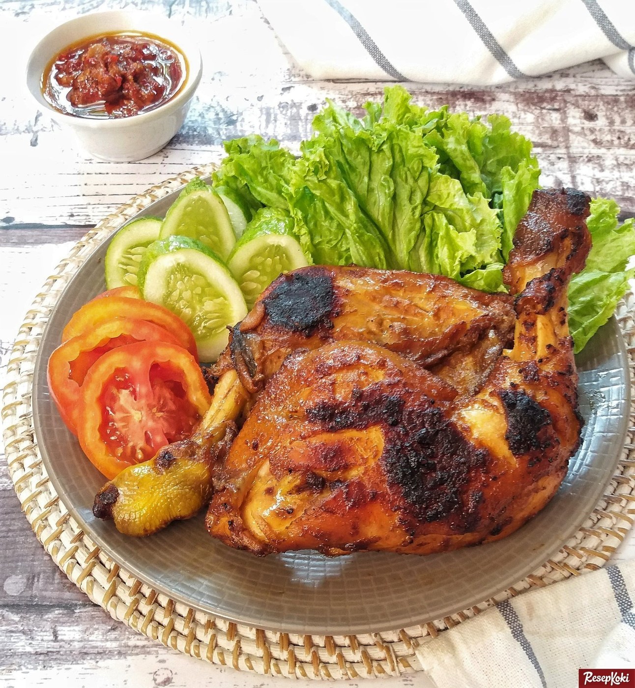 Authentic Balinese Spiced Grilled Chicken from Indonesia