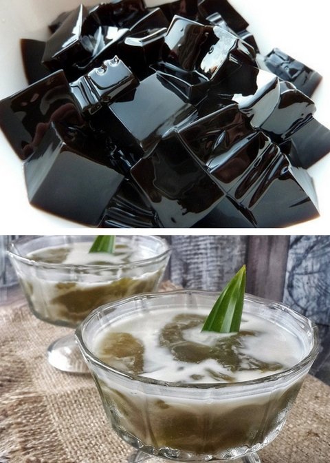 Authentic Es Cincau from Indonesia — traditional Indonesian drink with step-by-step cooking instructions