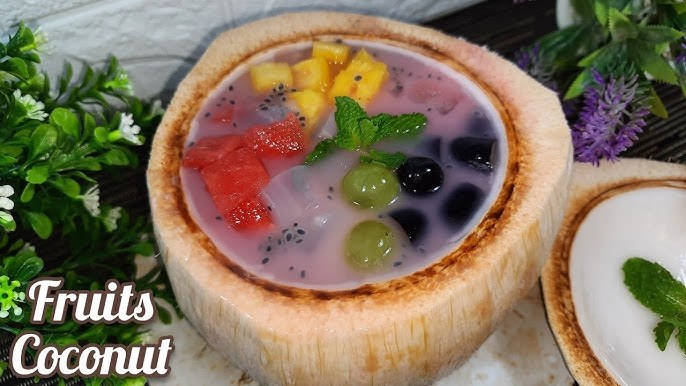 Authentic Coconut Soup Ice from Indonesia