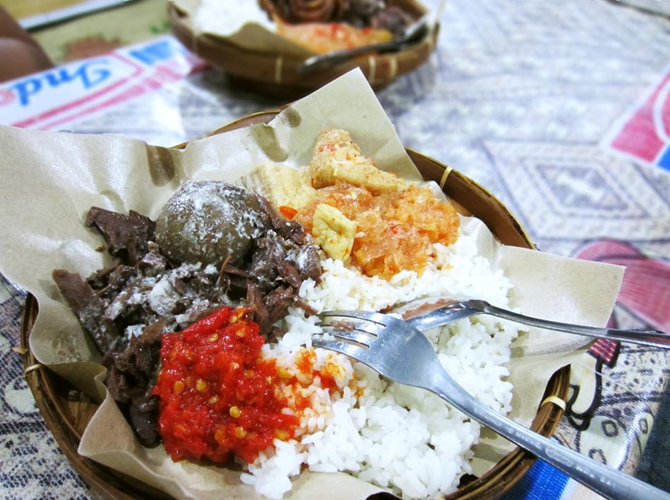 Authentic Gudeg from Indonesia — traditional Indonesian main dish