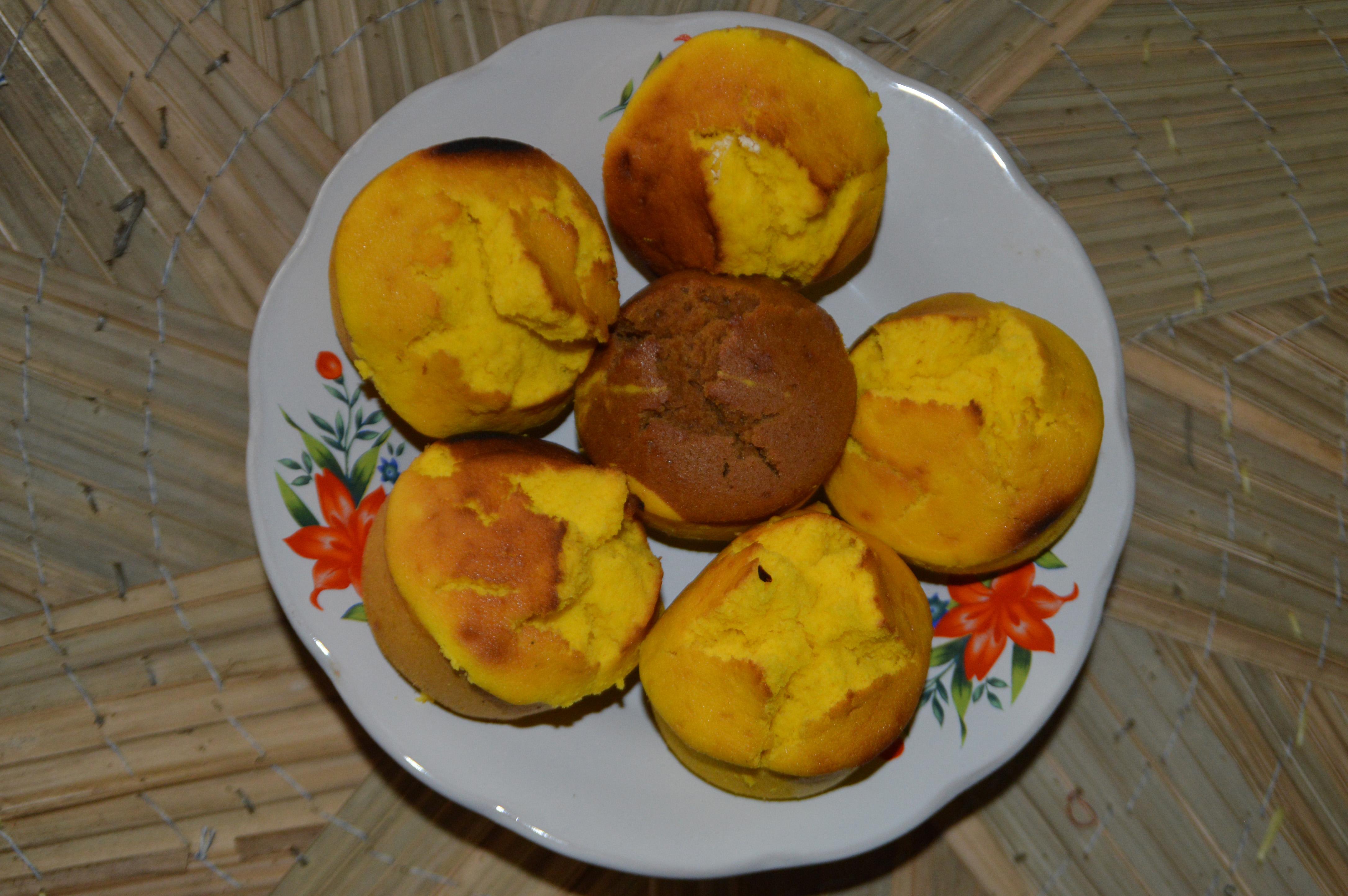 Authentic Steamed Bolu Cake from Indonesia