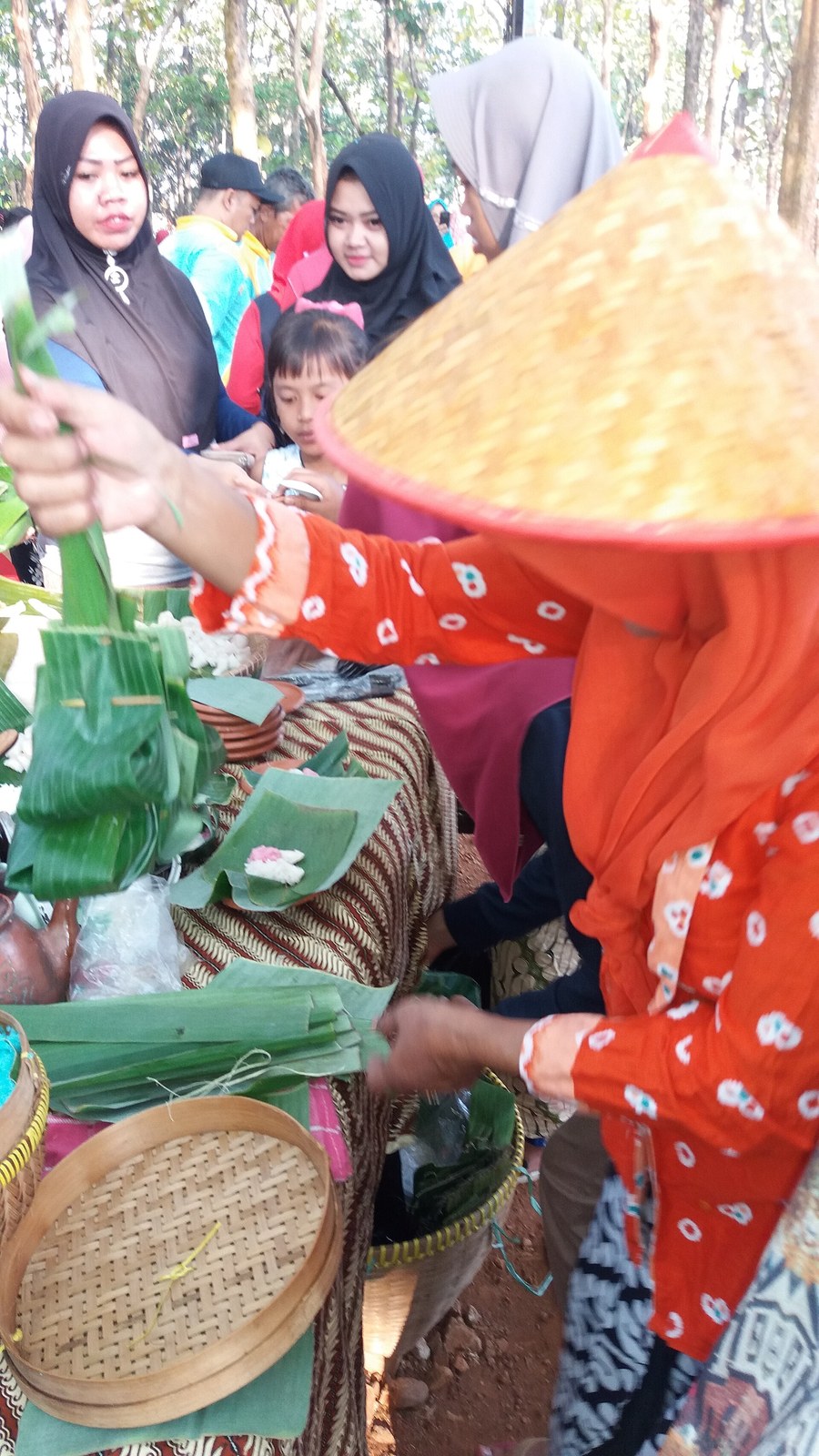 Authentic Gemblong: Palm Sugar Coated Rice Ball from Java