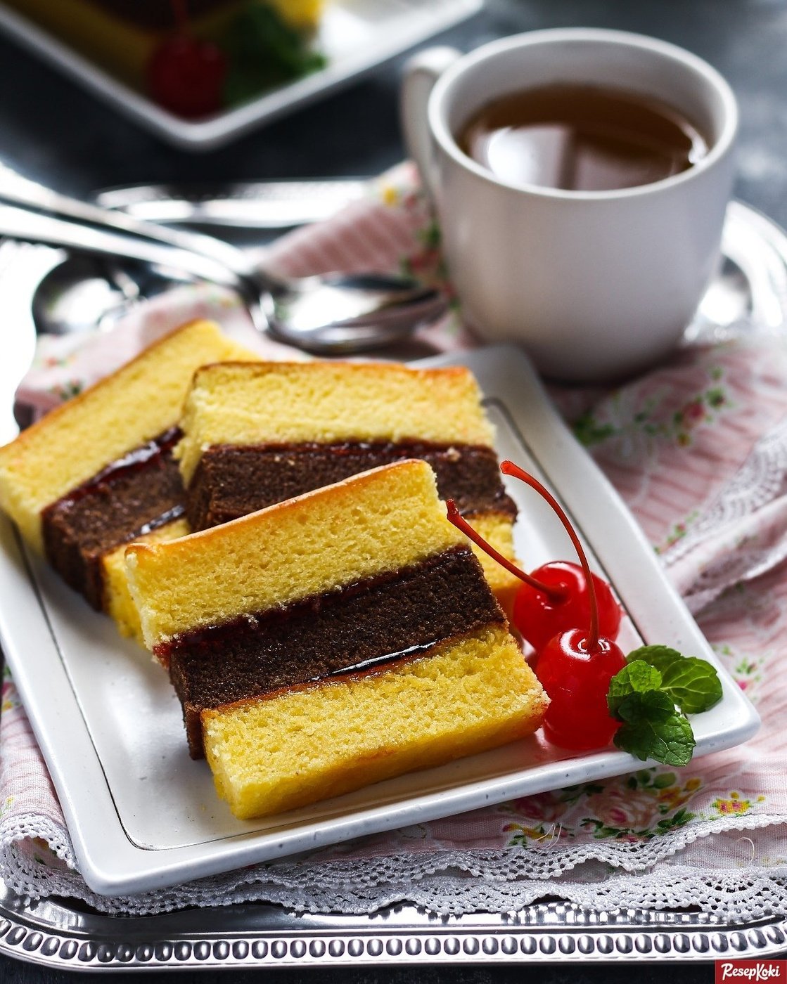 Authentic Kue Lapis Surabaya from Surabaya, East Java — traditional Indonesian snack