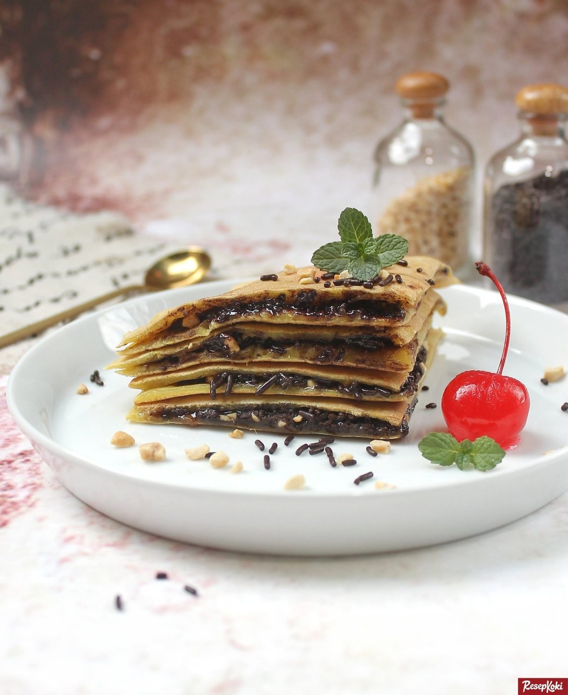 Authentic Kue Leker: Crispy Crepe from Java