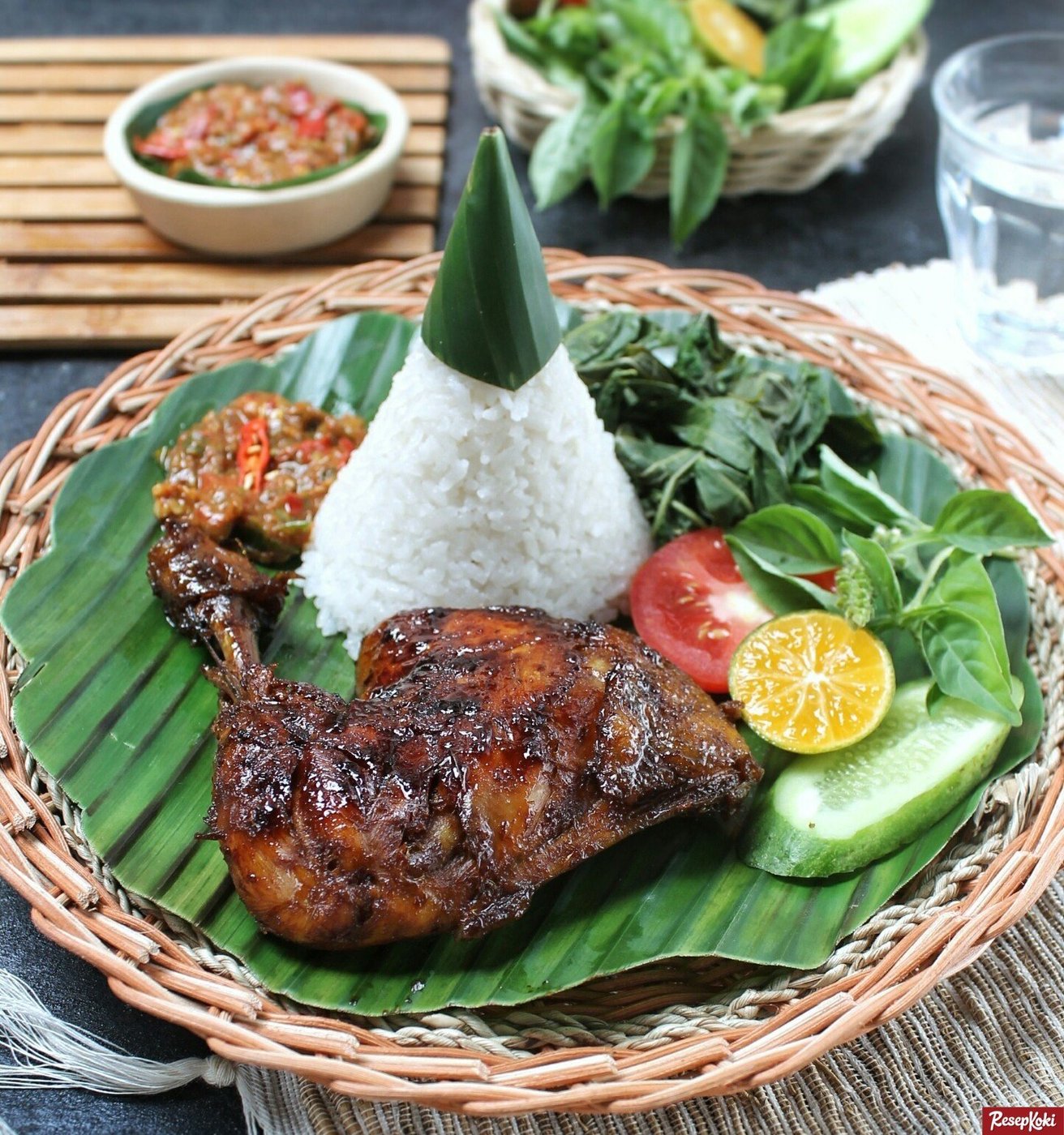 Nasi Ayam Bakar Madura: Madura Grilled Chicken Rice