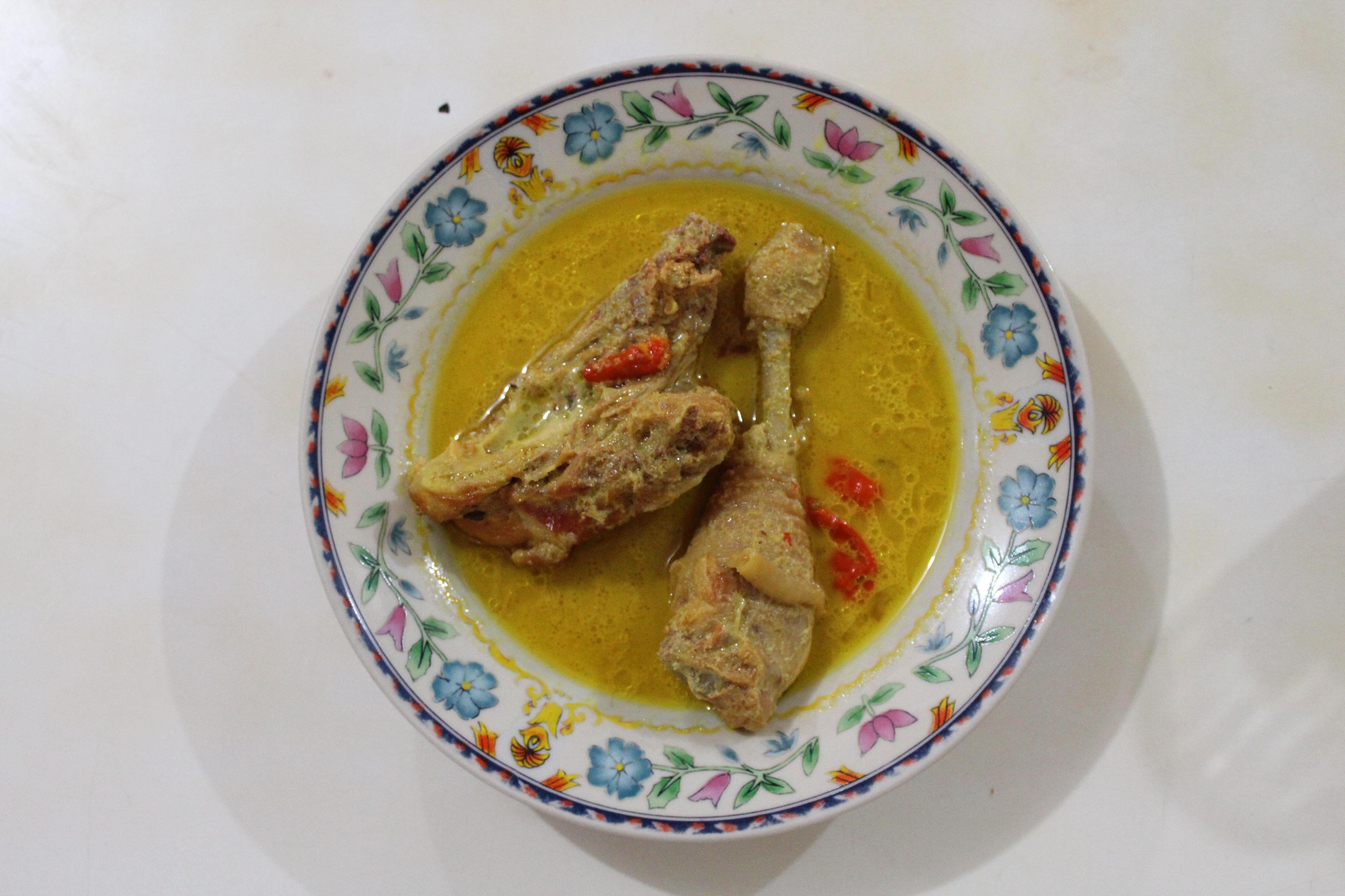 Authentic Opor Ayam from Indonesia — traditional Indonesian main dish with step-by-step cooking instructions