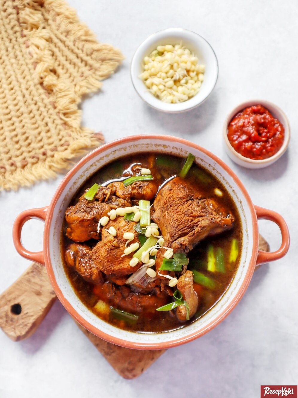 Authentic Devil's Rawon from Indonesia — traditional Indonesian main dish with step-by-step cooking instructions
