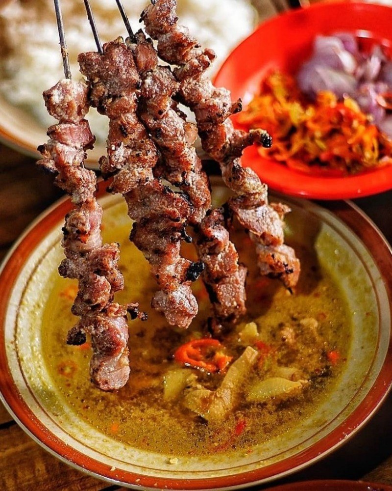 Authentic Sate Klatak Premium from Indonesia — traditional Indonesian grilled dish with step-by-step cooking instructions