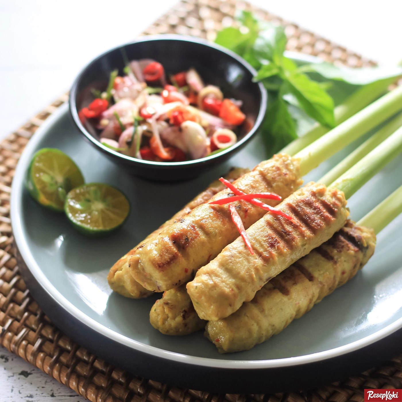 Authentic Balinese Fish Satay from Indonesia