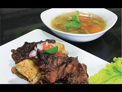 Authentic Sop Iga Bakar: Grilled Beef Rib Soup from Jakarta