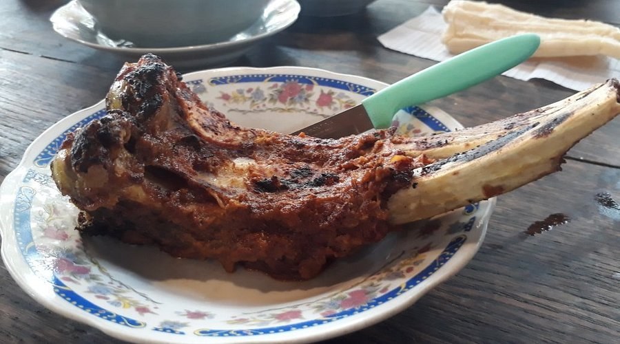 Authentic Smoky Grilled Rib Soup from Indonesia