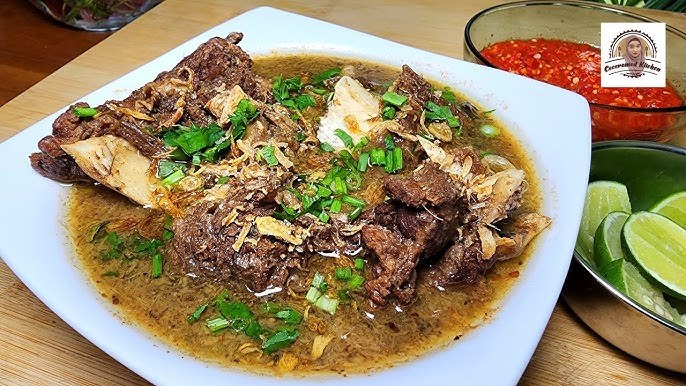 Authentic Sop Konro Sapi Iga: Beef Konro Rib Soup from Makassar