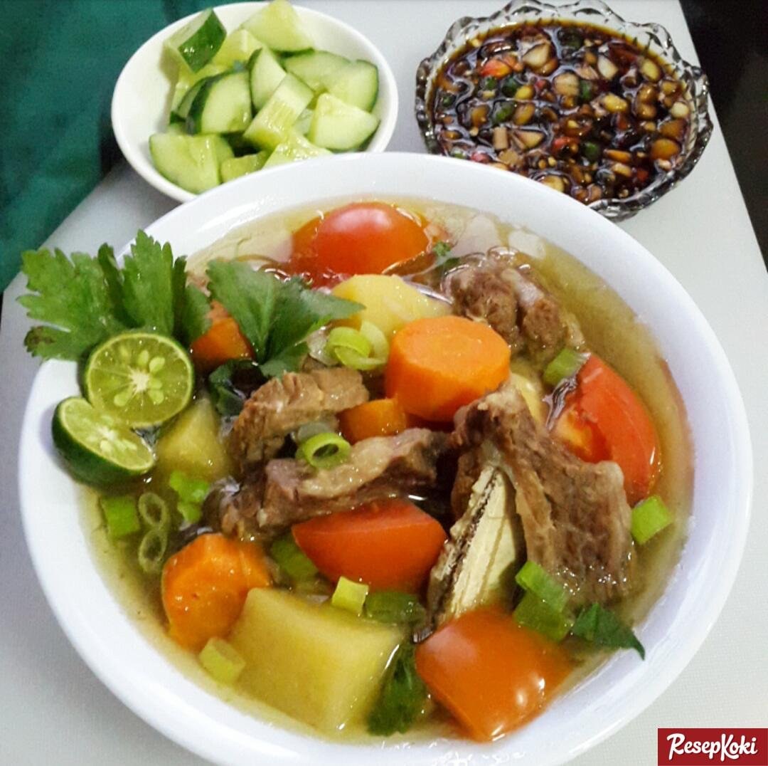 Authentic Sop Konro Sapi Iga: Beef Konro Rib Soup from Makassar