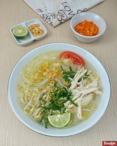 Authentic Clear Chicken Soto from Indonesia
