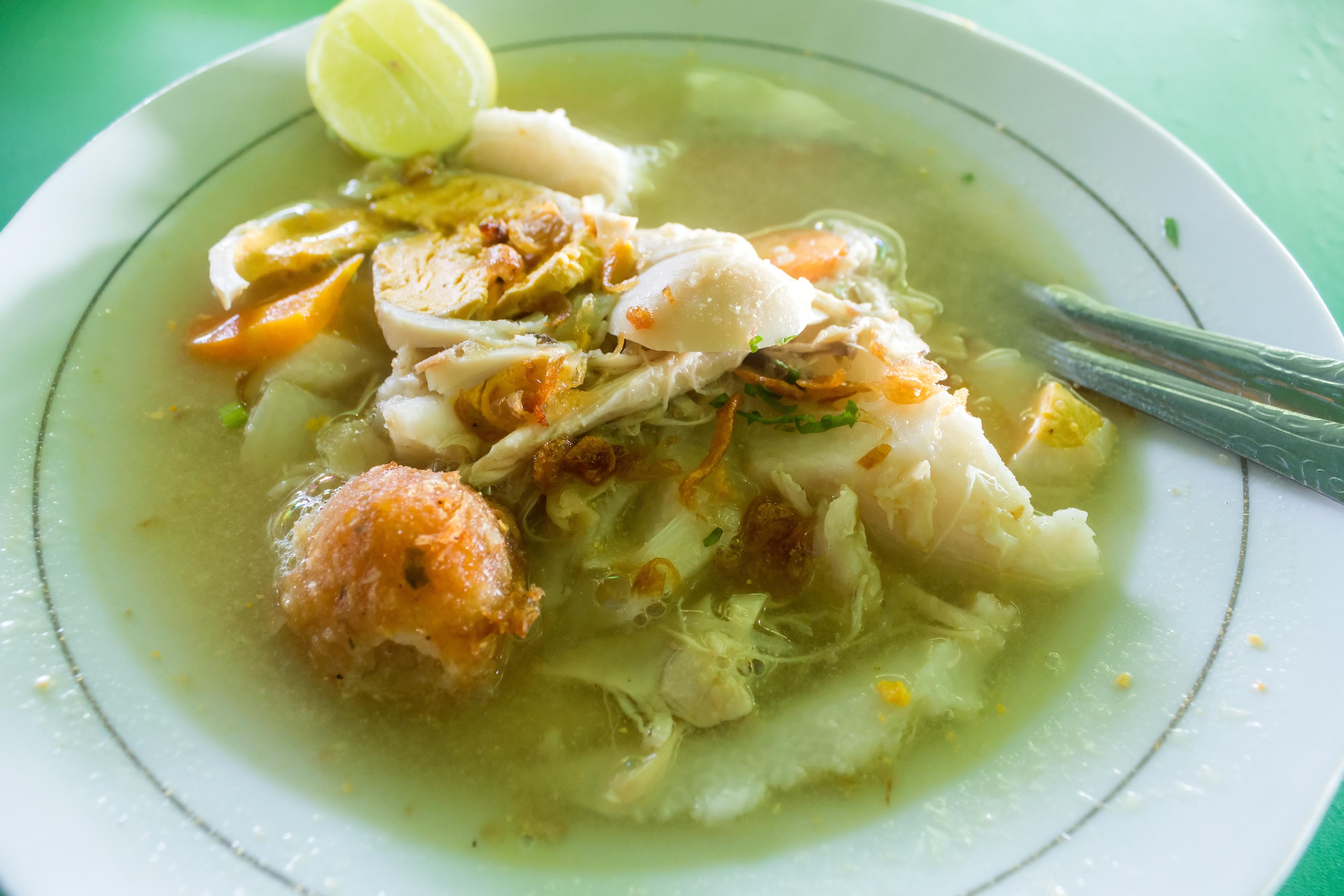 Authentic Banjar Chicken Soup from Indonesia