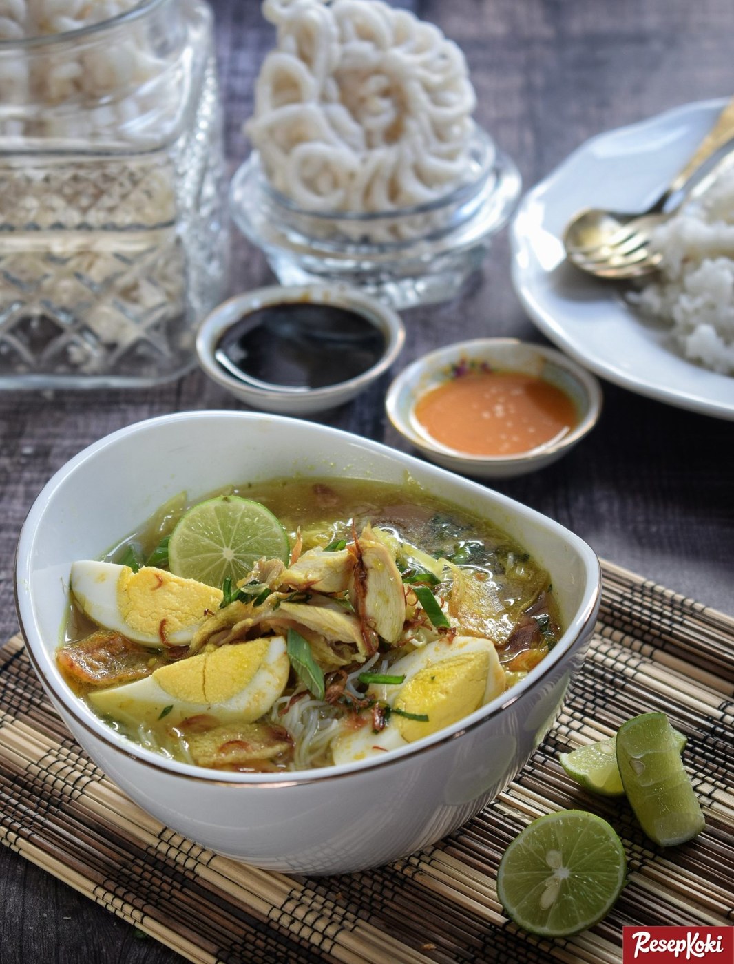 Authentic Original Betawi Soto from Indonesia — traditional Indonesian soup