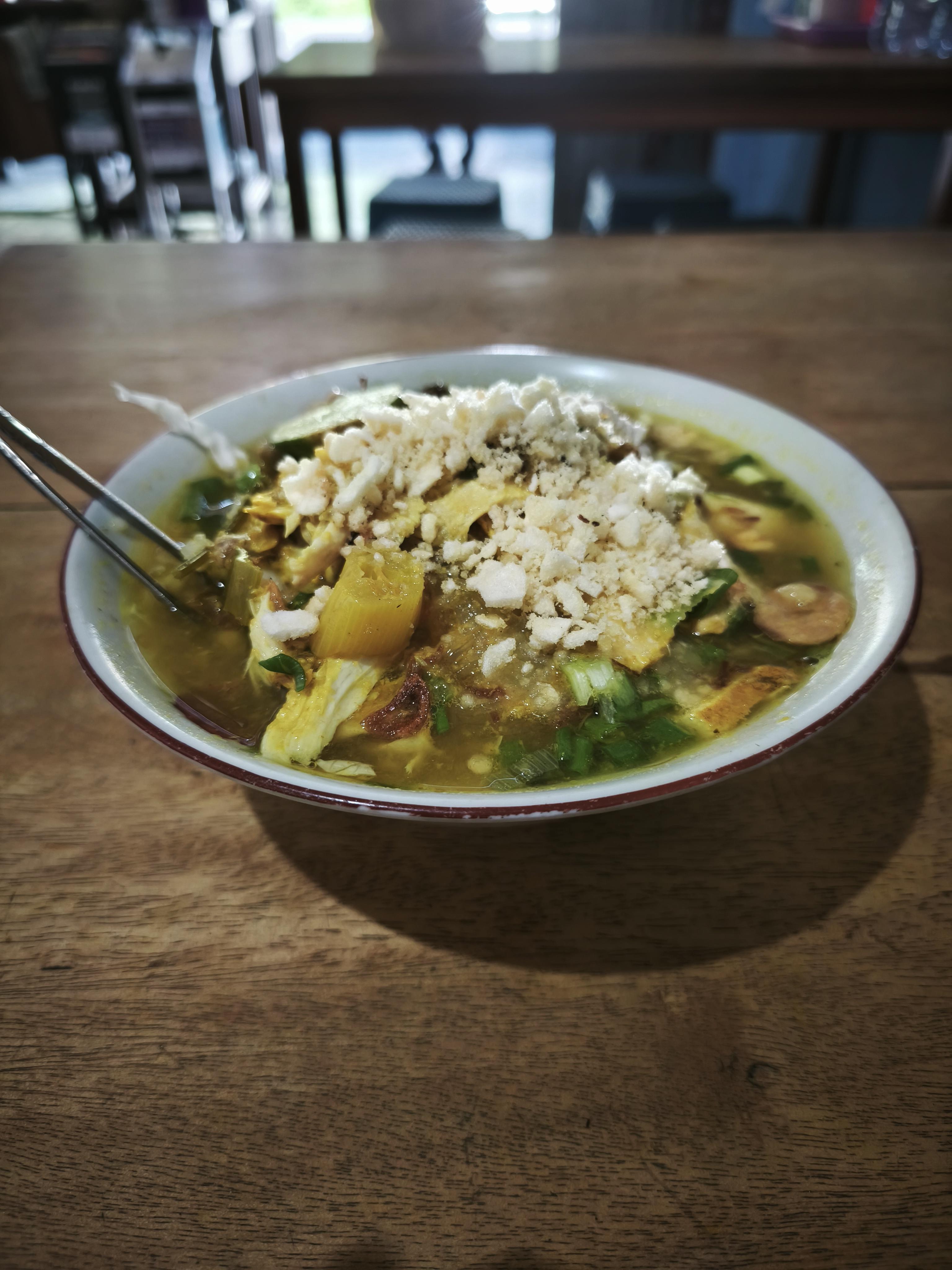 Authentic Lamongan Soto from Indonesia — traditional Indonesian soup