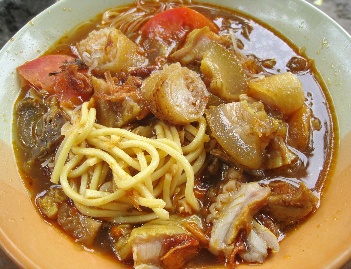 Authentic Noodle Soup from Indonesia