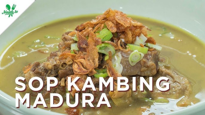 Authentic Madura Goat Soup from Indonesia
